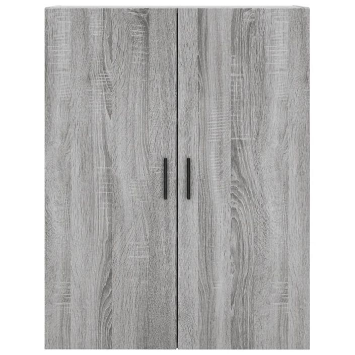 Armoire murale sonoma gris 69,5x34x90 cm - Photo n°7