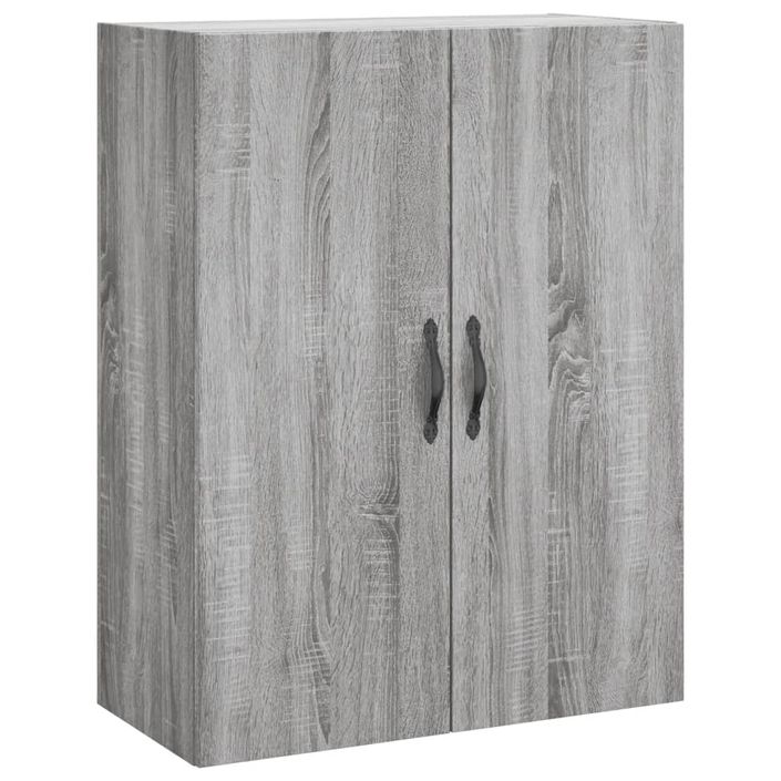 Armoire murale sonoma gris 69,5x34x90 cm bois d'ingénierie - Photo n°1