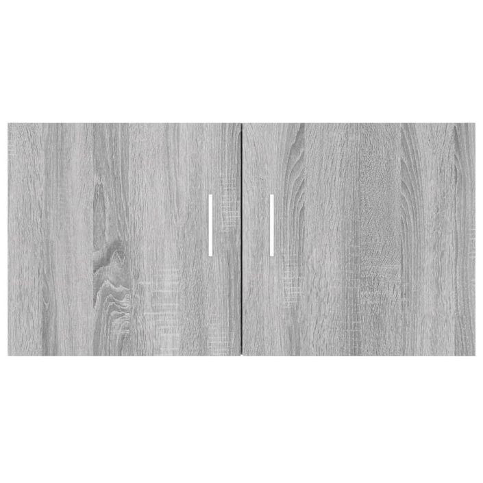 Armoire murale Sonoma gris 80x39x40 cm Bois d'ingénierie - Photo n°5