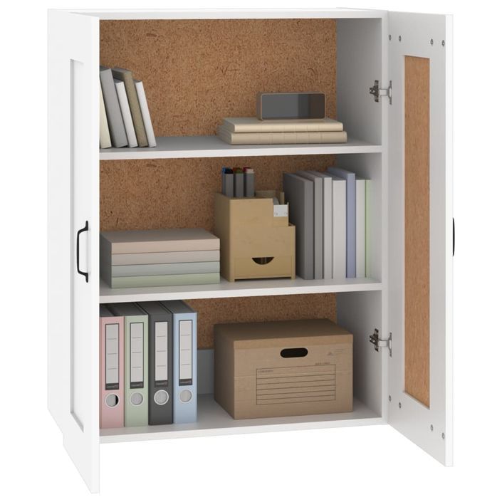 Armoire murale suspendue Blanc 69,5x32,5x90 cm - Photo n°4