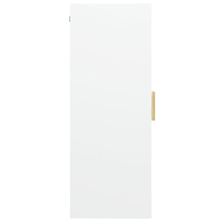 Armoire murale suspendue Blanc 69,5x34x90 cm - Photo n°4