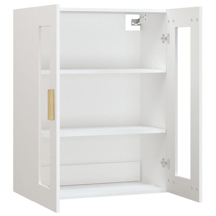 Armoire murale suspendue Blanc 69,5x34x90 cm - Photo n°5