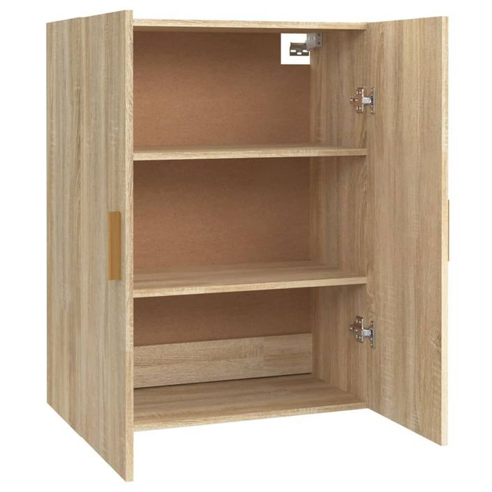 Armoire murale suspendue Chêne sonoma 69,5x34x90 cm - Photo n°8