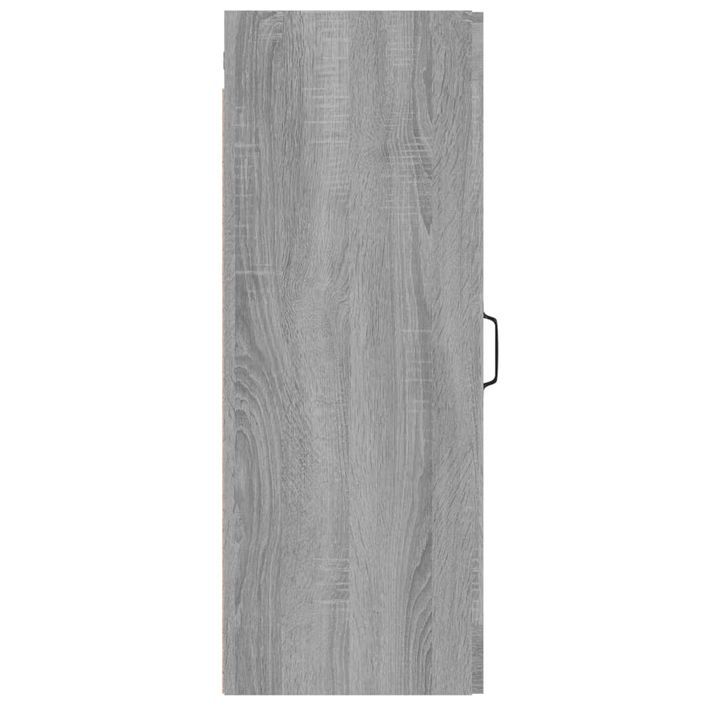 Armoire murale suspendue Sonoma gris 34,5x34x90 cm - Photo n°8