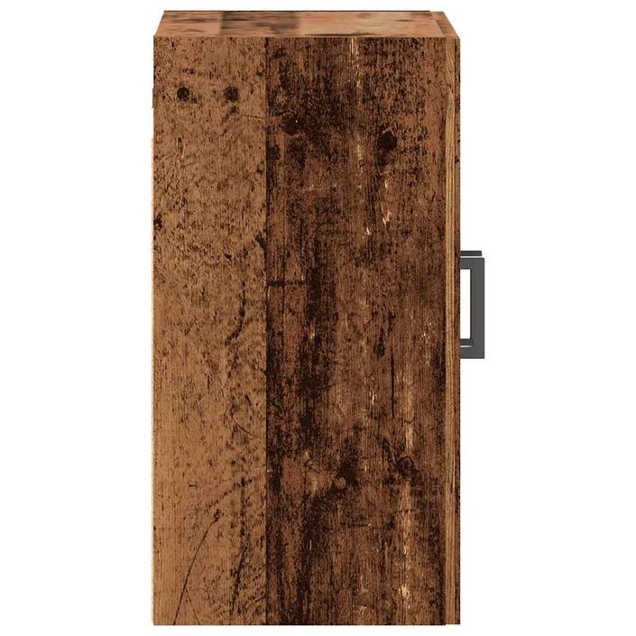 Armoire murale vieux bois 60x31x60 cm bois d'ingénierie - Photo n°5