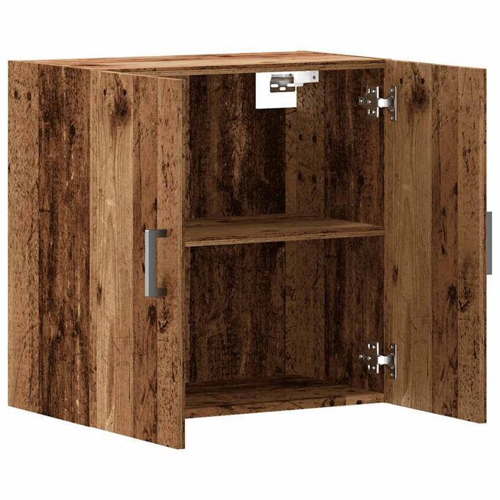 Armoire murale vieux bois 60x31x60 cm bois d'ingénierie - Photo n°7