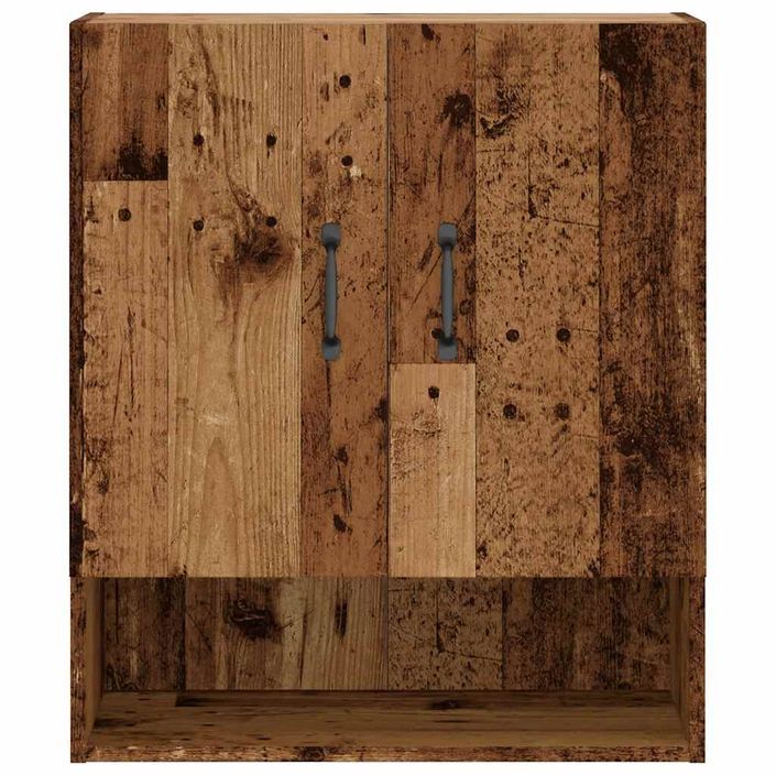 Armoire murale vieux bois 60x31x70 cm bois d'ingénierie - Photo n°4