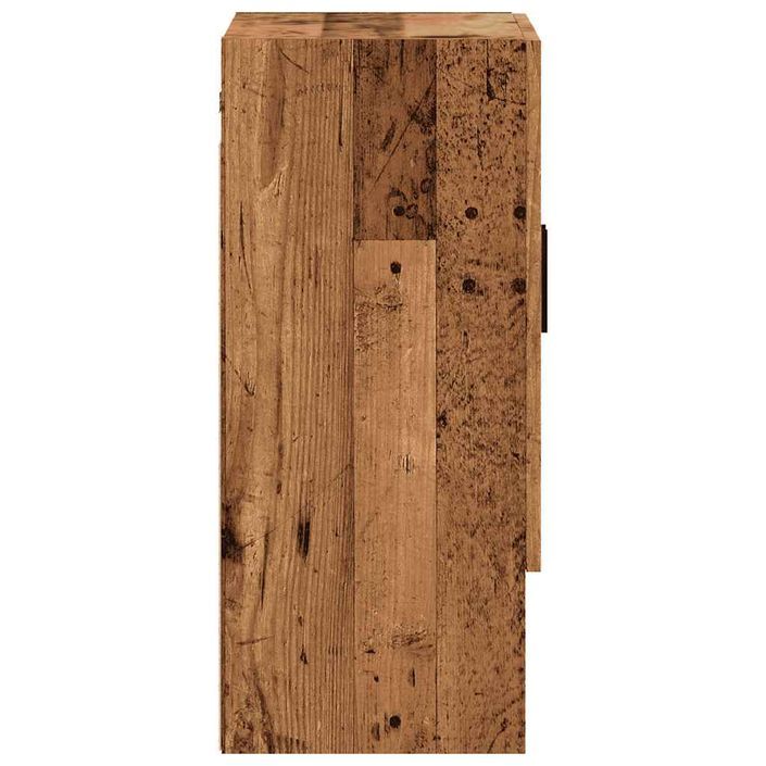 Armoire murale vieux bois 60x31x70 cm bois d'ingénierie - Photo n°5