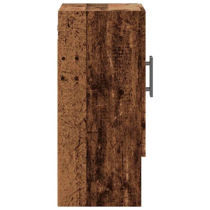 Armoire murale vieux bois 60x31x70 cm bois d'ingénierie - Photo n°5