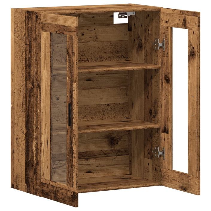 Armoire murale vieux bois 69,5x34x90 cm - Photo n°5