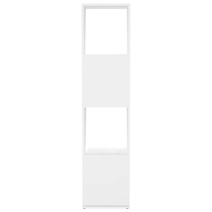 Armoire rotative Blanc 34,5x34,5x147,5 cm - Photo n°5