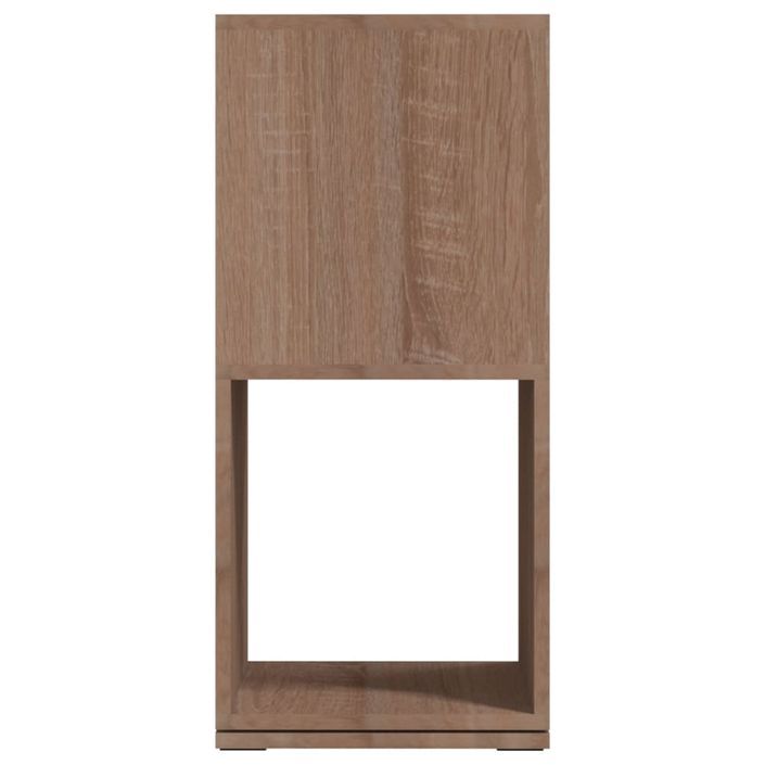 Armoire rotative Chêne Sonoma 34,5x34,5x75,5 cm bois ingénierie - Photo n°4