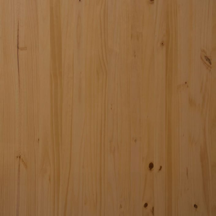 Armoire roulante avec tiroirs MOSS bois de pin marron miel - Photo n°8