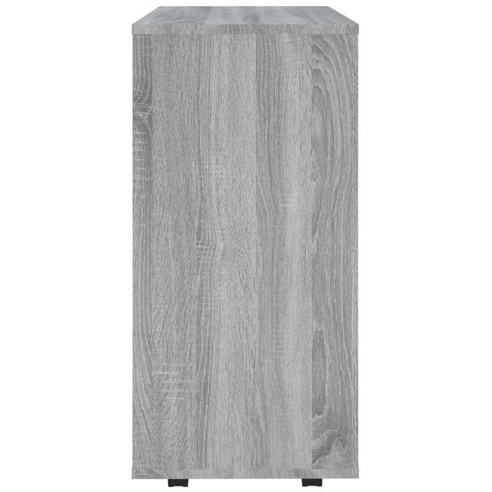 Armoire roulante Sonoma gris 60x35x75 cm Bois d'ingénierie - Photo n°7