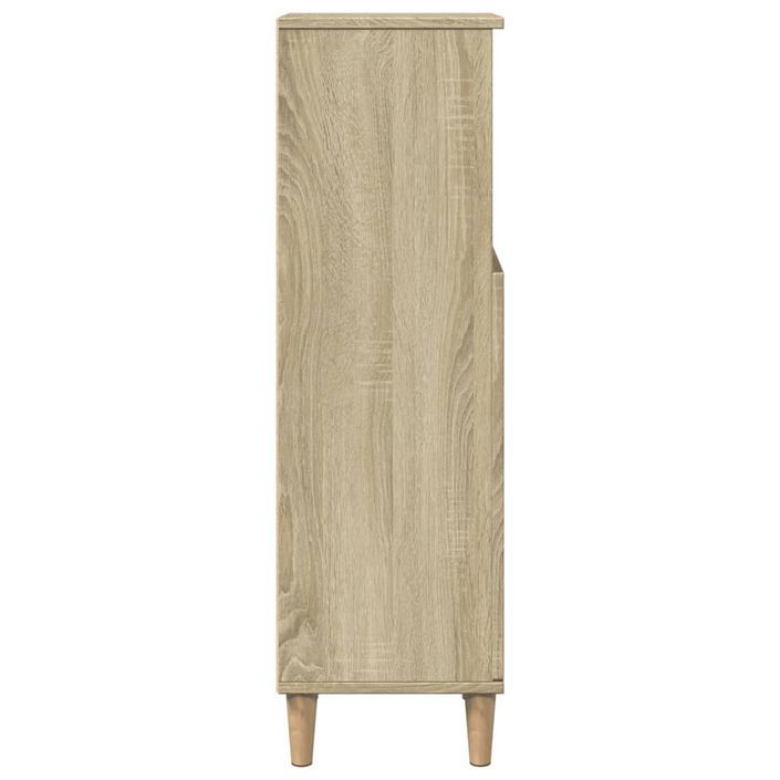 Armoire salle de bain chêne sonoma 30x30x100 cm - Photo n°5