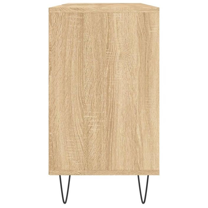 Armoire salle de bain chêne sonoma 80x33x60cm bois d'ingénierie - Photo n°7