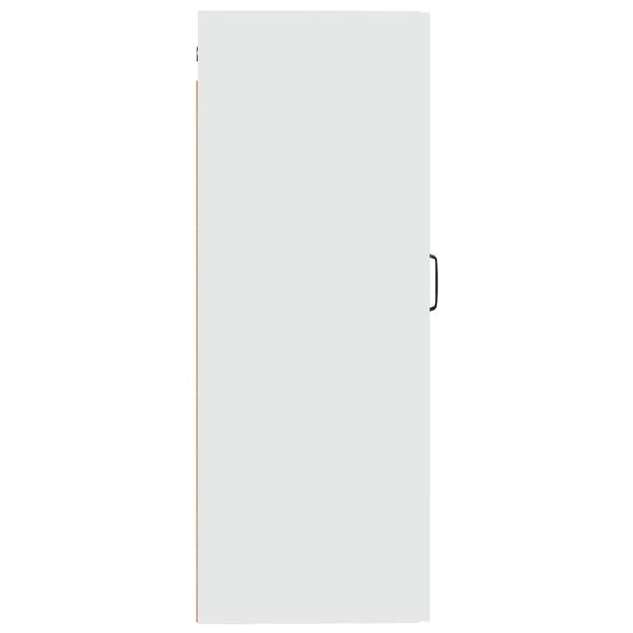 Armoire suspendue Blanc 35x34x90 cm Bois d'ingénierie - Photo n°6