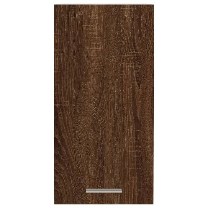 Armoire suspendue Chêne marron 29,5x31x60 cm Bois d'ingénierie - Photo n°5