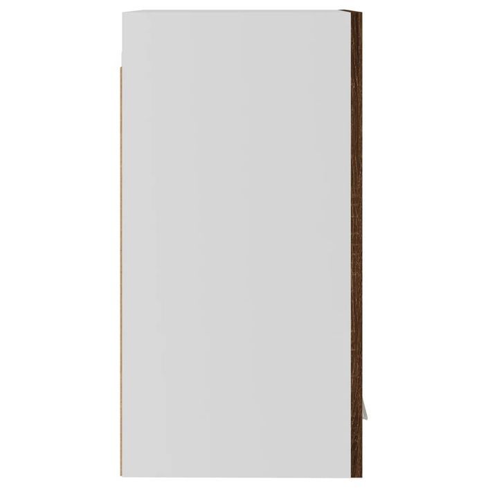 Armoire suspendue Chêne marron 29,5x31x60 cm Bois d'ingénierie - Photo n°7