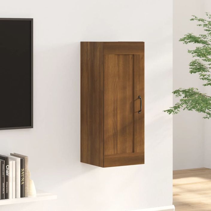 Armoire suspendue Chêne marron 35x34x90 cm Bois d'ingénierie - Photo n°1