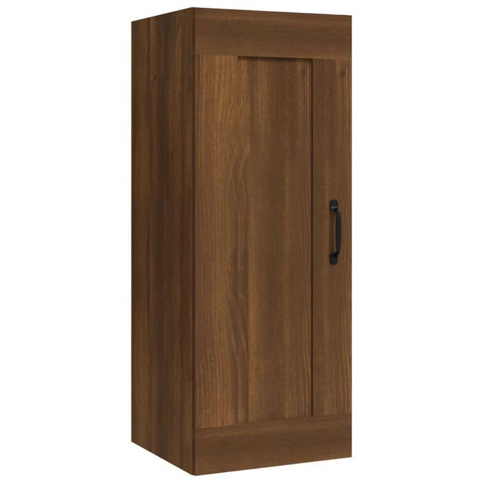 Armoire suspendue Chêne marron 35x34x90 cm Bois d'ingénierie - Photo n°2