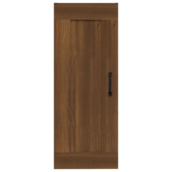 Armoire suspendue Chêne marron 35x34x90 cm Bois d'ingénierie - Photo n°5