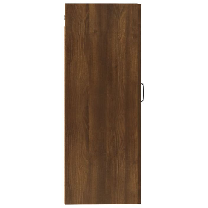 Armoire suspendue Chêne marron 35x34x90 cm Bois d'ingénierie - Photo n°6