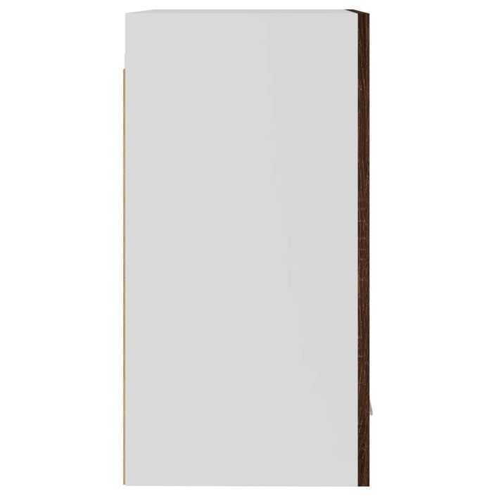 Armoire suspendue Chêne marron 39,5x31x60 cm Bois d'ingénierie - Photo n°7