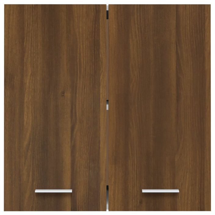 Armoire suspendue Chêne marron 60x31x60 cm Bois d'ingénierie - Photo n°5