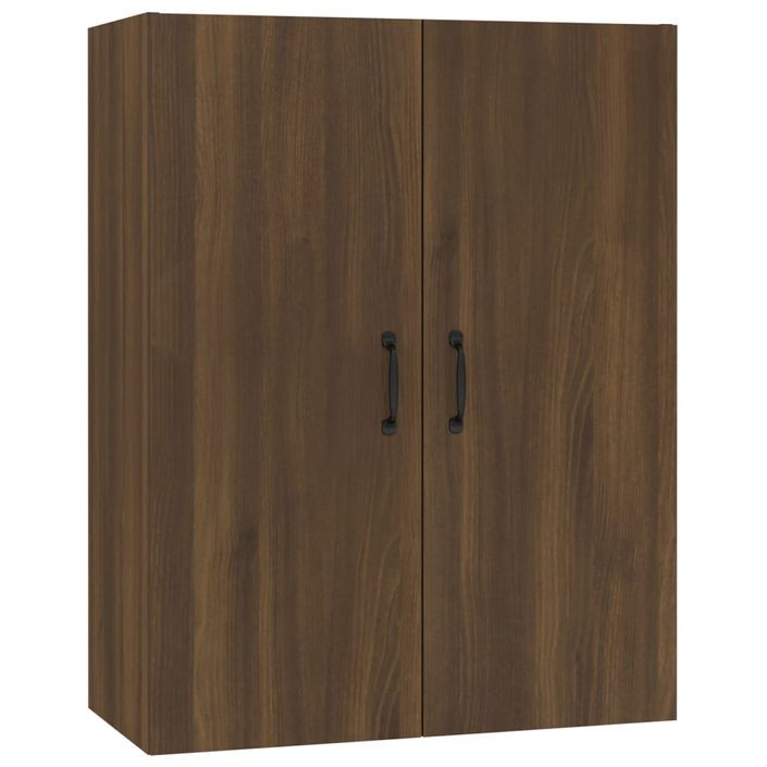 Armoire suspendue Chêne marron 69,5x34x90 cm Bois d'ingénierie - Photo n°2