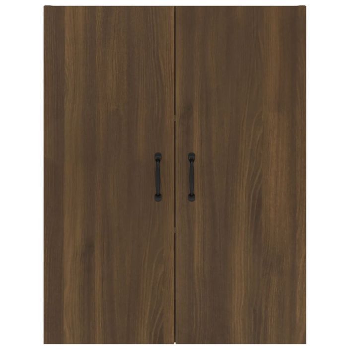 Armoire suspendue Chêne marron 69,5x34x90 cm Bois d'ingénierie - Photo n°6