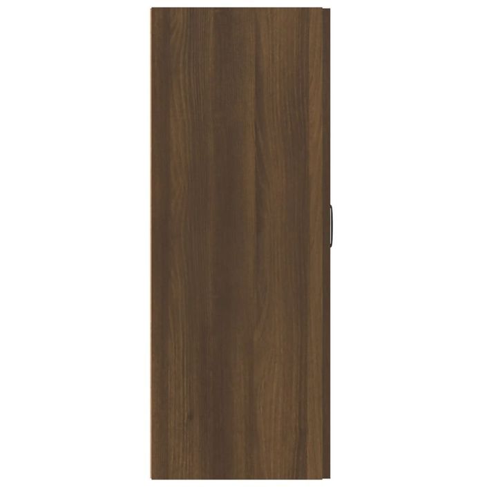 Armoire suspendue Chêne marron 69,5x34x90 cm Bois d'ingénierie - Photo n°7