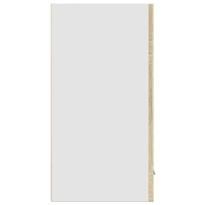 Armoire suspendue Chêne sonoma 29,5x31x60 cm Bois d'ingénierie - Photo n°7