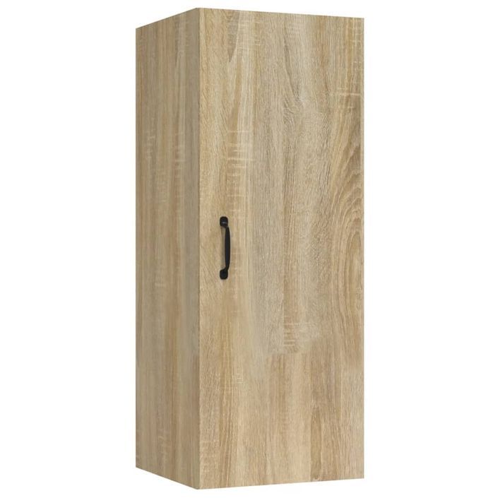 Armoire suspendue Chêne Sonoma 34,5x34x90 cm Bois d'ingénierie - Photo n°2