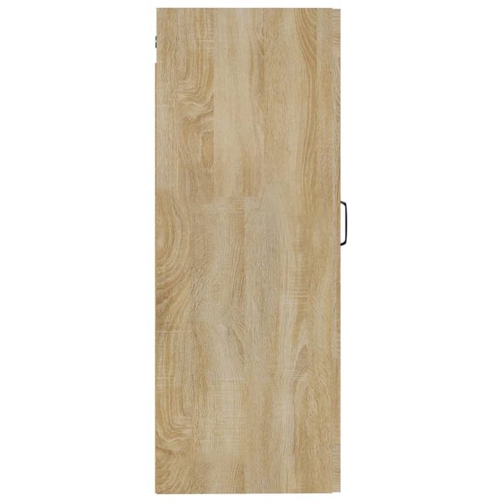 Armoire suspendue Chêne sonoma 35x34x90 cm Bois d'ingénierie - Photo n°6