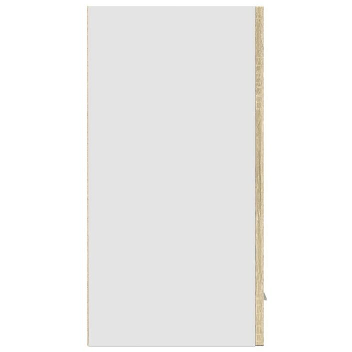 Armoire suspendue Chêne sonoma 39,5x31x60 cm Bois d'ingénierie - Photo n°6