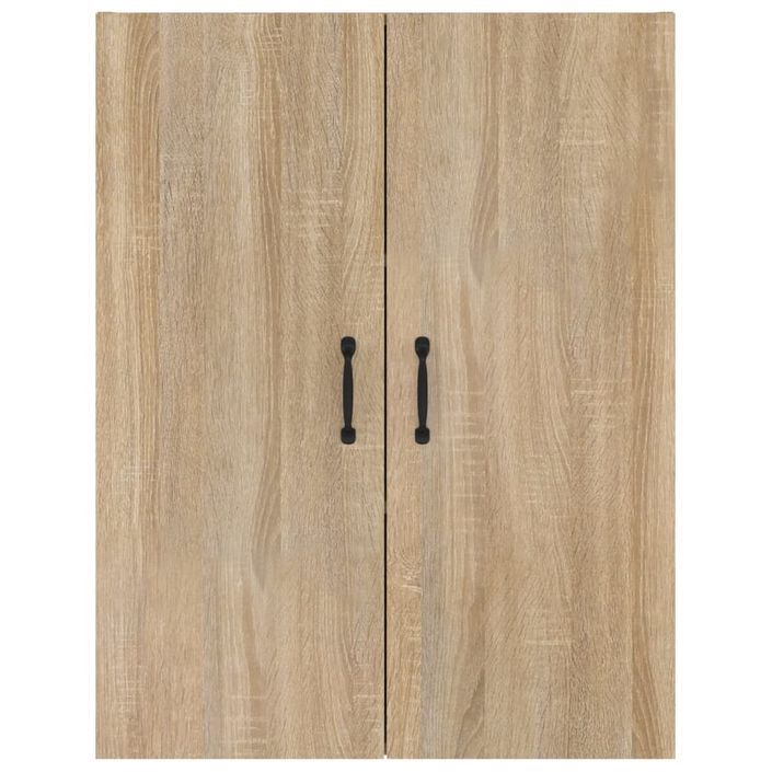 Armoire suspendue Chêne sonoma 69,5x34x90 cm Bois d'ingénierie - Photo n°6