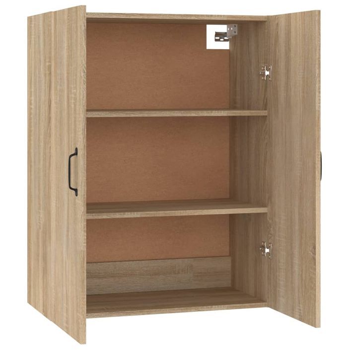 Armoire suspendue Chêne sonoma 69,5x34x90 cm Bois d'ingénierie - Photo n°8