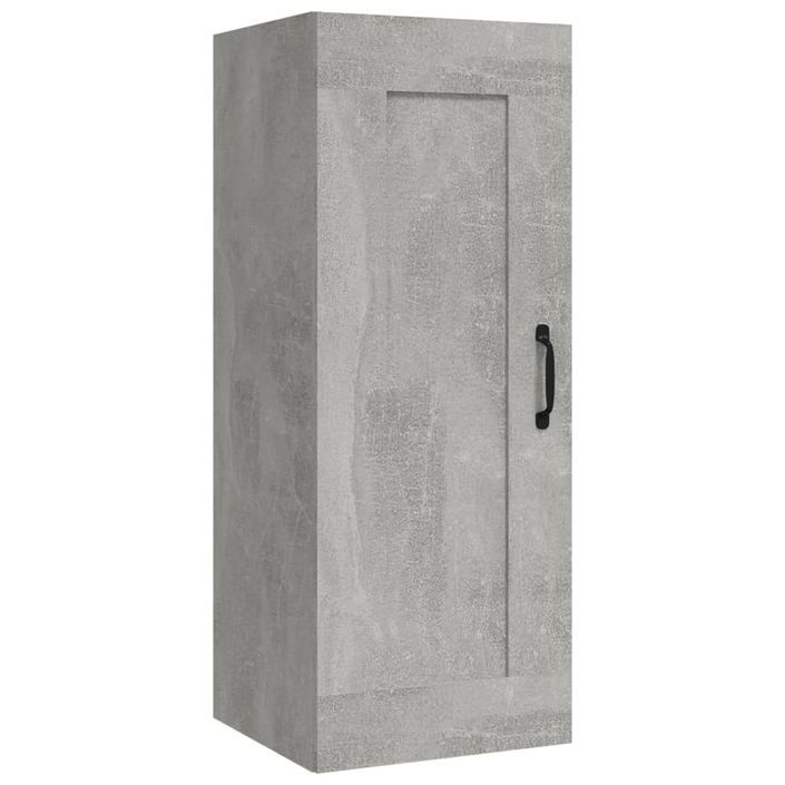 Armoire suspendue Gris béton 35x34x90 cm Bois d'ingénierie - Photo n°1