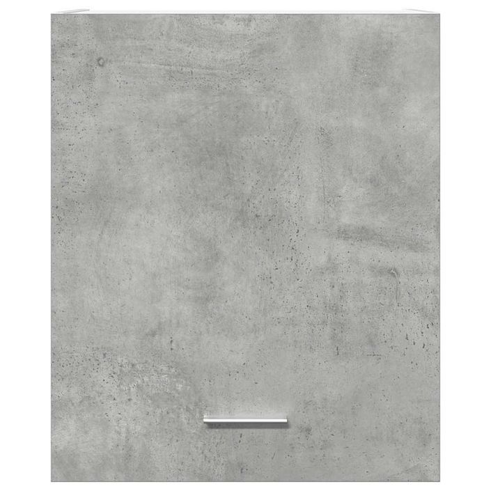 Armoire suspendue Gris béton 50x31x60 cm - Photo n°4