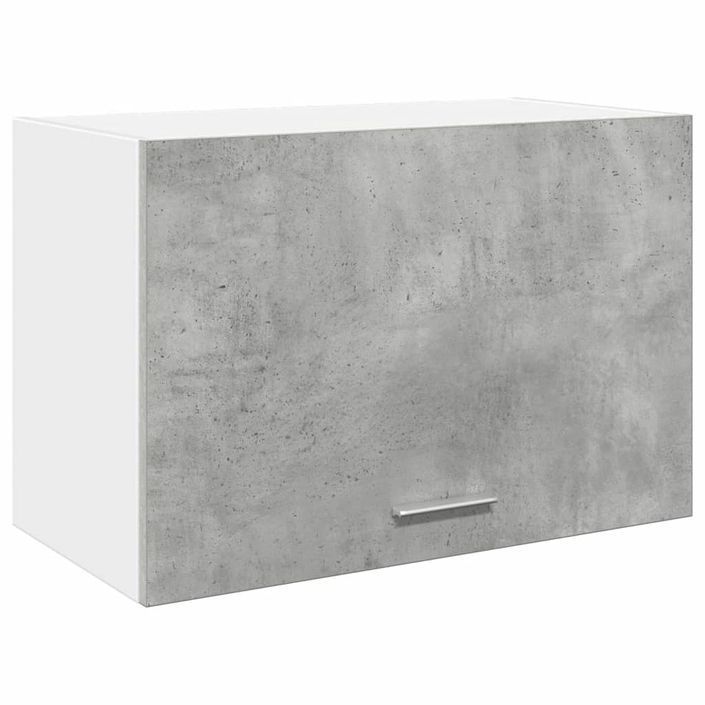 Armoire suspendue Gris béton 60x31x40 cm - Photo n°2