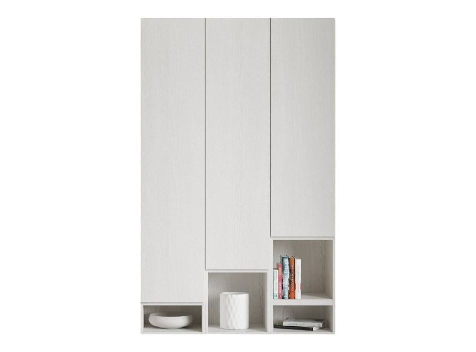 Armoire suspendue modulable blanc Ela - 7 piéces - Photo n°1