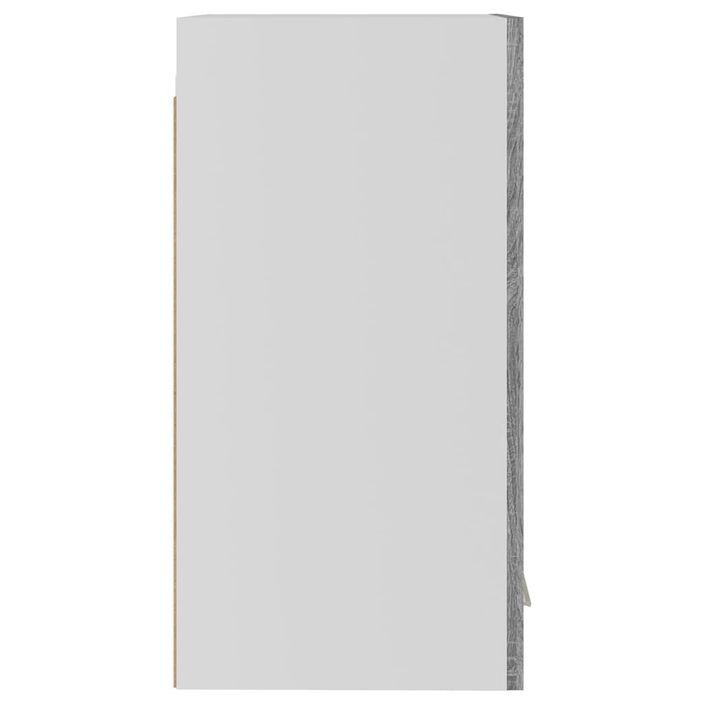 Armoire suspendue Sonoma gris 29,5x31x60 cm Bois d'ingénierie - Photo n°7