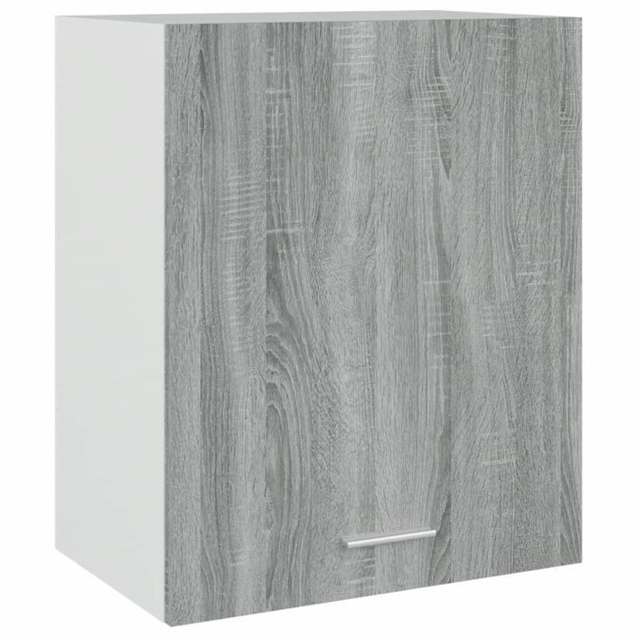 Armoire suspendue Sonoma gris 50x31x60 cm Bois d'ingénierie - Photo n°2