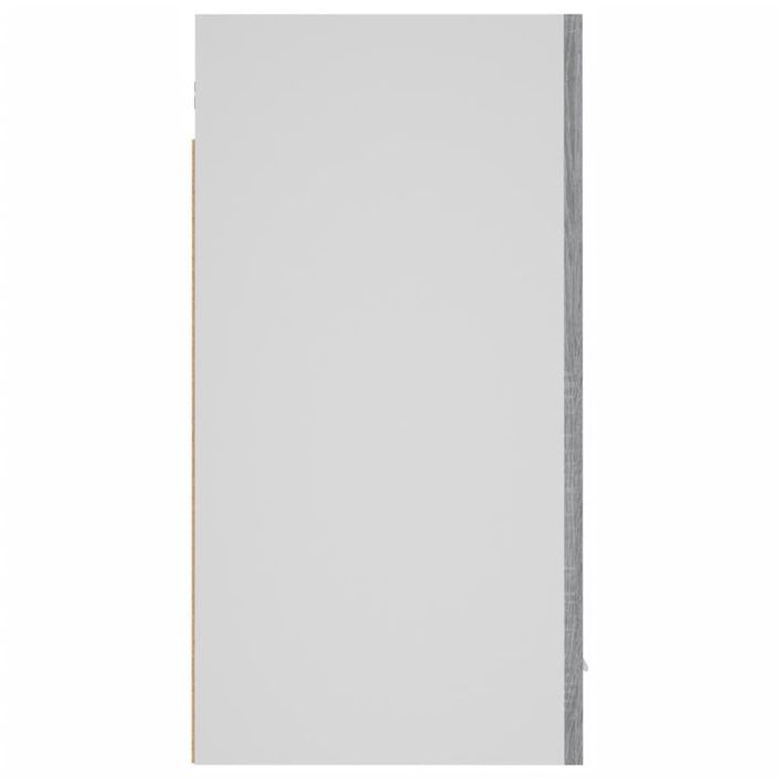 Armoire suspendue Sonoma gris 60x31x60 cm Bois d'ingénierie - Photo n°7