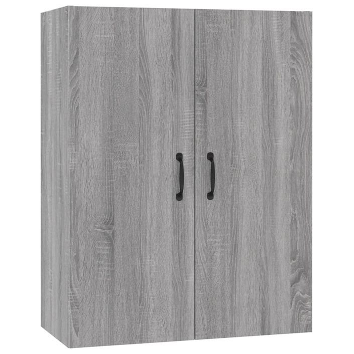 Armoire suspendue Sonoma gris 69,5x34x90 cm Bois d'ingénierie - Photo n°2