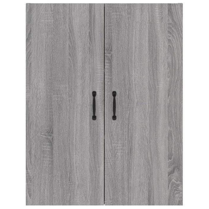 Armoire suspendue Sonoma gris 69,5x34x90 cm Bois d'ingénierie - Photo n°6