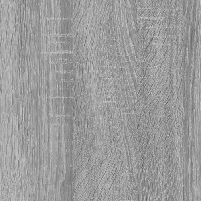 Armoire suspendue Sonoma gris 80x31x60 cm Bois d'ingénierie - Photo n°9