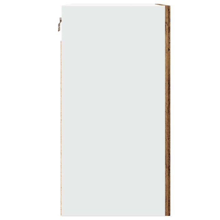 Armoire suspendue vieux bois 40x31x60 cm bois d'ingénierie - Photo n°6