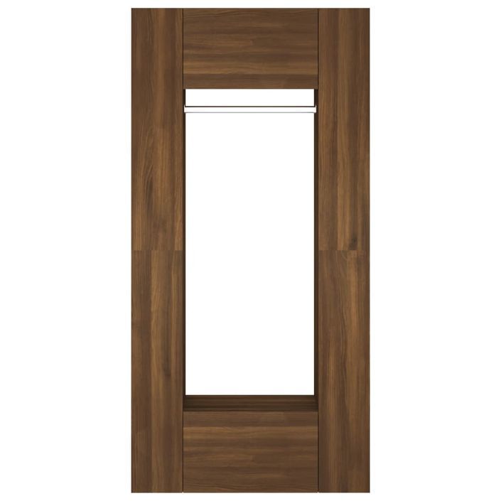 Armoires de couloir 2 pcs Chêne marron Bois d'ingénierie - Photo n°7